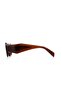 Uv400 Protective Unisex Sunglasses Brown Shiny 1038 - 4