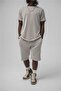 Men's Line Basic T-Shirt Brown - 2