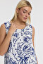 Women's Dress - Muslin Strap Patterned Dress - 3045 - 4