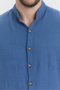 Men's Shirt - Muslin Judge Collar Long Sleeve Shirt - 4050 - 5
