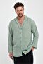 Muslin Hooded Men's Shirt - 4010 - 7
