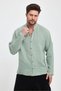 Men's Shirt - Muslin Judge Collar Long Sleeve Shirt - 4050