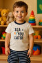 Boy's Shorts Summer 2-Piece T-Shirt Shorts Set 100% Cotton