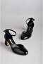 Seç 8355 Heeled Shoes (Heel Height: 6 cm) Black Patent Leather - 7