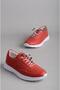 Seç N111 Genuine Leather Women's Sports Shoes Red - 6