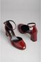 Seç 8355 Heeled Shoes (Heel Height: 6 cm) Claret Red Patent Leather - 8