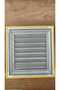 Shiny Eloxal Bathroom Grille - 45*45 - 4