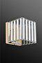 الماس لون مزدوج LED الشمعدان الذهب مربع - 6