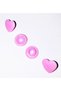 Quality Guaranteed T5=12.4 mm Heart Shaped Pink Snap Buttons, 10 Pieces, Plastic Snap Buttons Pink Snap Buttons