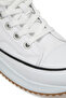 Perla Hi W 3Fx White Women's High Sneakers - 7