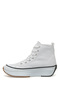Perla Hi W 3Fx White Women's High Sneakers - 3