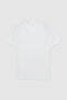 Ds Damat Comfort White 100% Cotton T-Shirt - 5