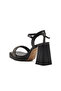 Black Platform Heel Women's Heeled Shoes 336535   Z - 4