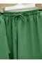 Buttoned Trousers and Shirt Linen Suit -Green - 6