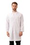 Long Sleeve White Apron for Doctor, Nurse, Teacher and Pharmacists