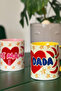 كوب "HOT DADA" - كوب بورسلين بطباعة رقمية سعة 330 سم مكعب مع تصميم أصلي للأب الممتع - 4