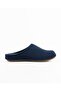 Women's Sabo Slippers Ms278 Navy Winter Closed Front Velvet House Slippers - 3