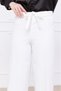 Women's Elastic Waist Rope Detailed Wide Leg Trousers - 8