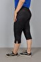 All Day with You! Large Size Denim Look Combed Cotton Capri - 6