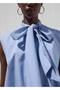 Blouse with tie collar - 7