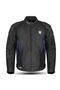 Motorcycle Jacket Full Protection Titanium 4 Seasons Maxdura Model Jacket Blue - 2
