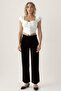 Palazzo Trousers with Collet Detail - 4
