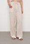 Women's 100% Linen Pocket Detail Blouse Pants - 3