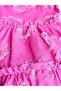 Girl's Thread Detailed One Shoulder Tie Detailed Dress - 5