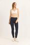 Slim fit high waist oysho leggings navy blue - 2