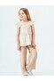 Flower Embroidered Girl's Muslin Set 3815
