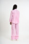 Women's Striped Casual Suit - 3