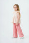 Flower Embroidered Girl's Muslin Set 3815 - 5