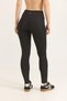 Slim Fit High Waist Gathering Effect Oysho Leggings Black - 6
