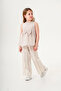 Ribbon Detailed Girl's Suit 3834 - 2