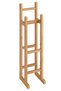 Wooden Toilet Paper Stand with Feet Height 60 cm Ikea Toilet Paper Holder Bamboo Stand - 2
