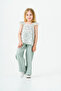 Flower Embroidered Girl's Muslin Set 3815 - 2