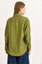 Collar Stone Detailed Woven Ayrobin Shirt Khaki - 5