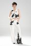 Women's Lace Appliqued Design Slim Fit Vest - 4