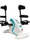Motorized Electric Mini Pedal Exercise Bike White