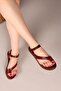 Lixof Thumb Flip Flops Vaketa Sandals Red - 4