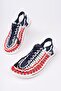Elastic Lace-Up Unisex Summer Men's Sandals Women's Slippers Woven Design Beach Sandals Nef - 3