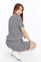 2-Piece Women's T-Shirt - Shorts Set Regular Modal Blend (Shorts - T-Shirt) - 7
