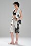 Women's Lace Appliqued Design Bermuda Shorts - 6