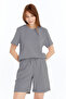 2-Piece Women's T-Shirt - Shorts Set Regular Modal Blend (Shorts - T-Shirt) - 5