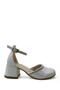 010 Girl's Glitter Heeled Evening Dress Shoes