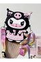 Kuromi Kuromili Cat Eared Silicone Purse Wallet Women Teen Girls Children Baby - 2