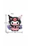 Kuromi Kuromili Cat Eared Silicone Purse Wallet Women Teen Girls Children Baby - 3