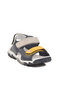 Navy Blue Gray Velcro Boys Sandals - 3