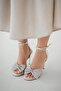 Jady Bow Satin Evening Dress Shoes Beige - 4