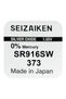 Seizaiken / SEIKO 373 / SR916SW Silver Oxide 1.55V 0%Mercury (Watch) Batteries - 10 Pieces - 2